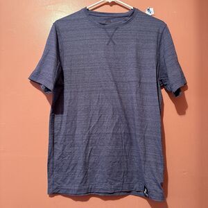 Atlas Premiere Mens TShirt M Medium Blue Short Sleeve Casual Activewear Tee